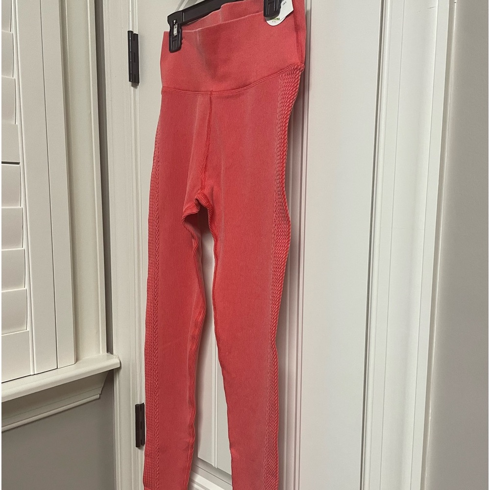 Aerie 7/8 length red orange leggings